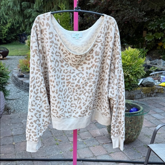 Aerie Soft Cream Knit Top - Picture 1 of 5
